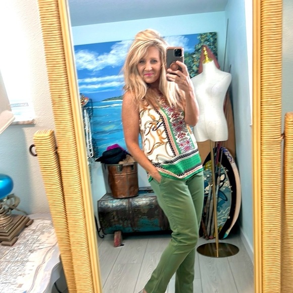 ⭐️Cynthia Rowley,Sophisticated  Blouse,BUTTON-DOWN BACK,Gorgeous, Size S - Picture 10 of 12